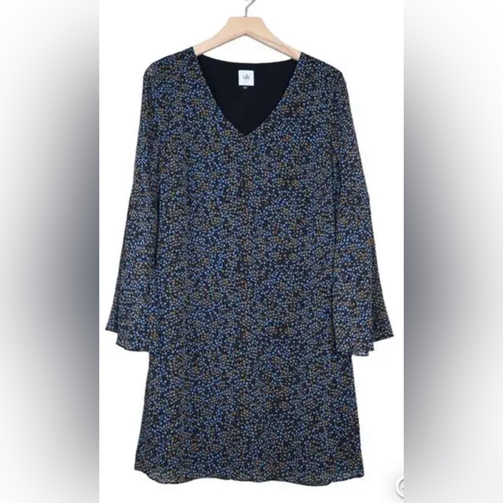 CAbi 3648 Poise Bell Sleeve Dress